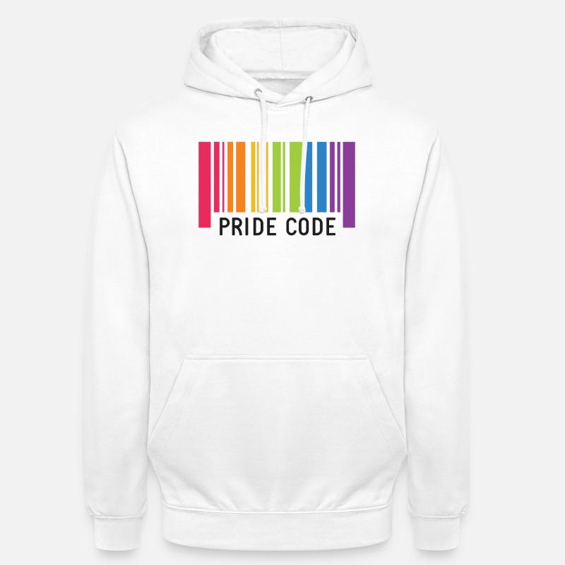LGBT Pride Monat - Pride Code - Unisex Hoodie - Weiß