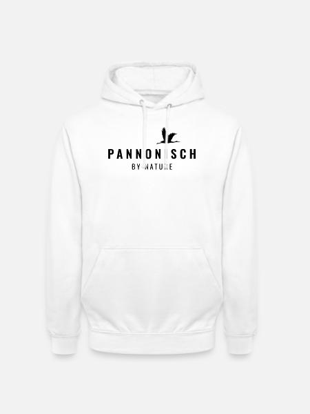 Pannonisch by nature - Unisex Hoodie - Weiß