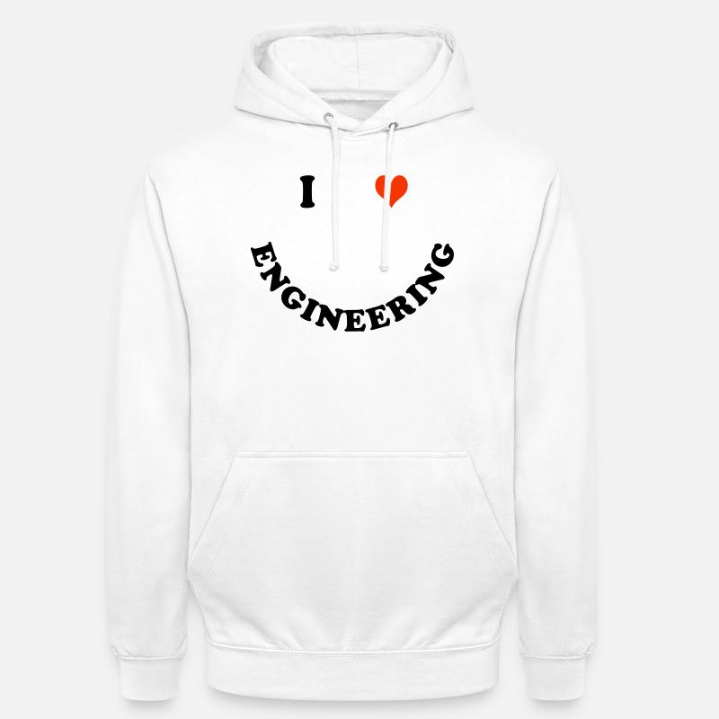Engineer - Unisex Hoodie - white