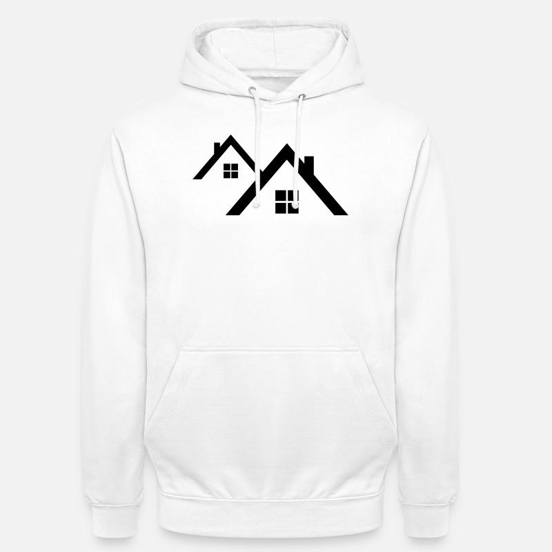 Dach - Unisex Hoodie - Weiß