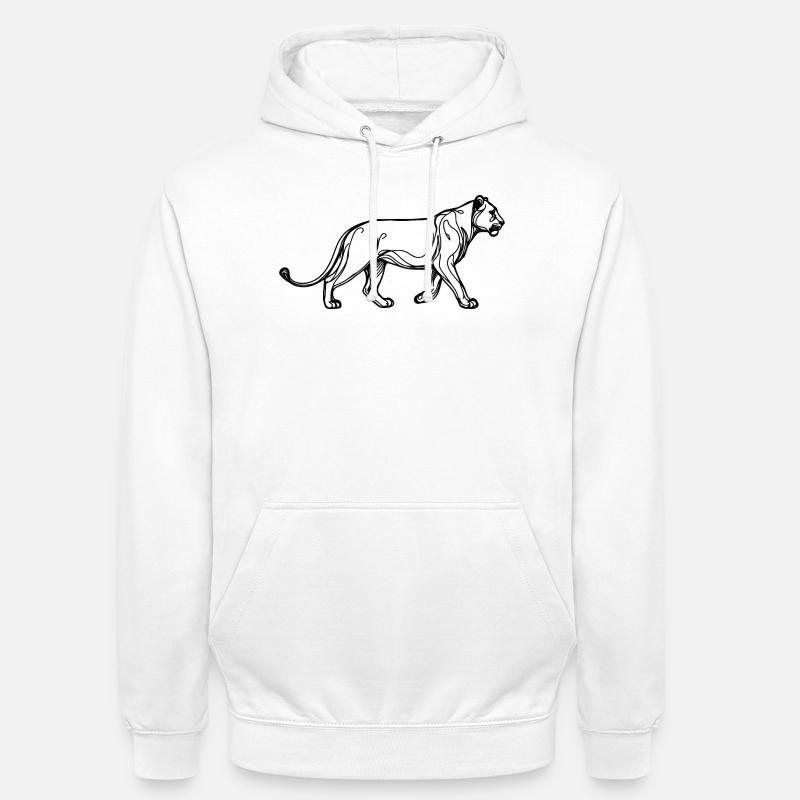 Löwen-Essenz - Unisex Hoodie - Weiß