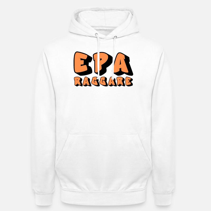 Epa Raggare Graffiti - Luvtröja unisex - vit