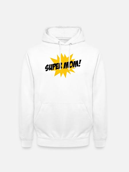 Super Mom - Mother's Day - Unisex Hoodie - white