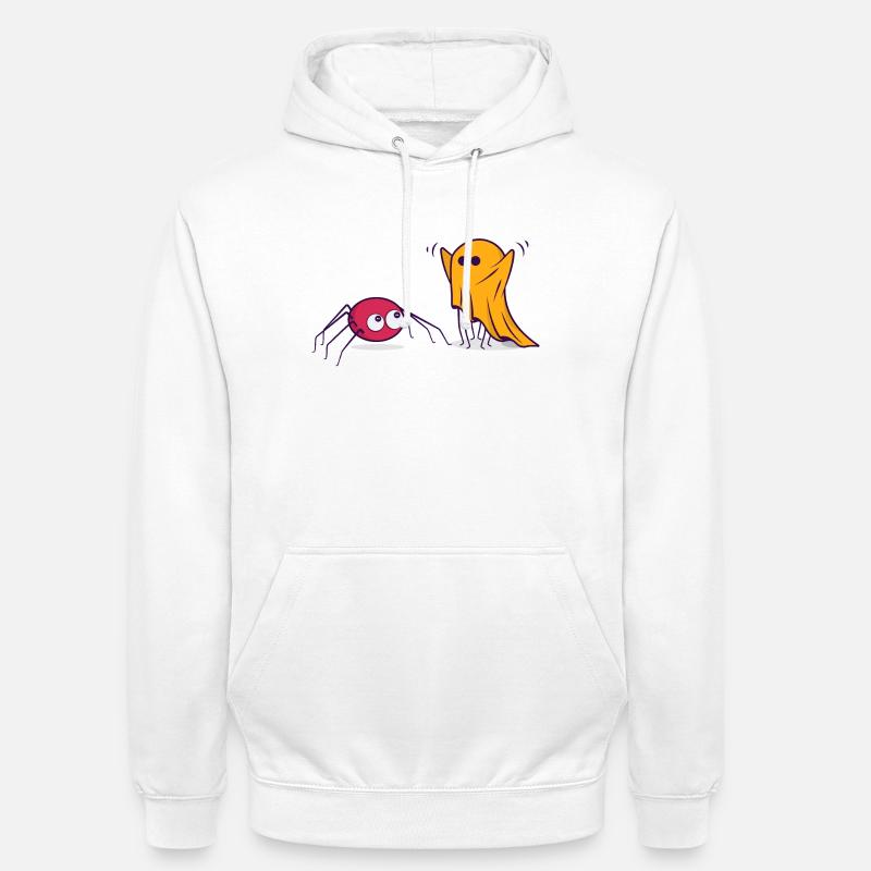 Halloween Spinne Geist Comic Cartoon Comic - Unisex Hoodie - Weiß