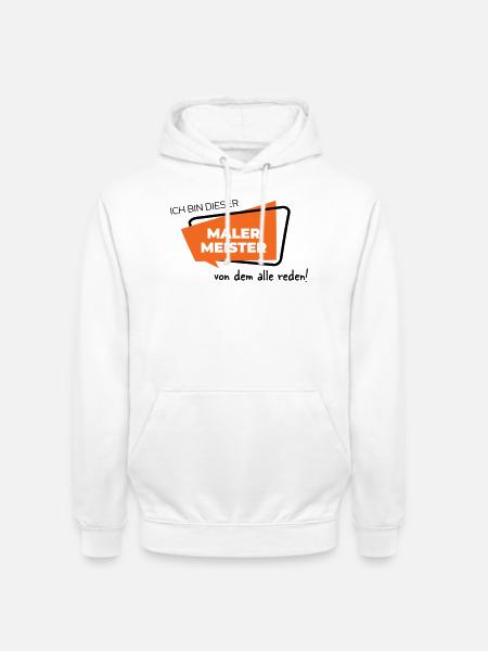 Malermeister - Unisex Hoodie - Weiß