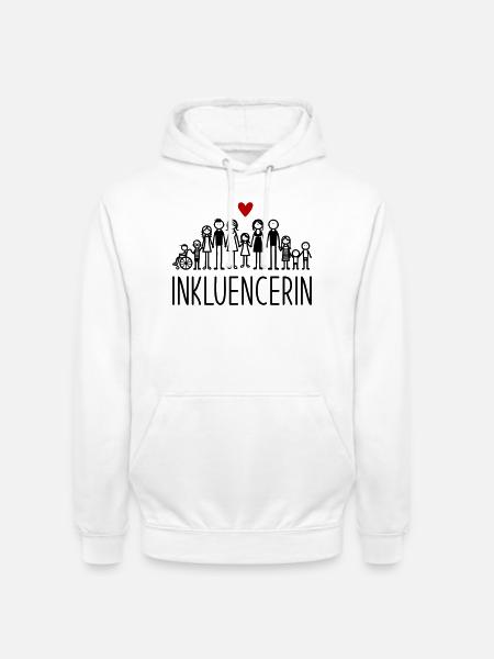 Inkluencerin - Unisex Hoodie - Weiß