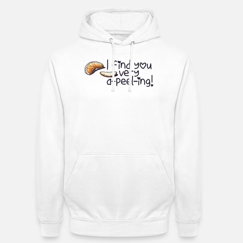 A-peel-ing - Sweat-shirt à capuche unisexe - blanc