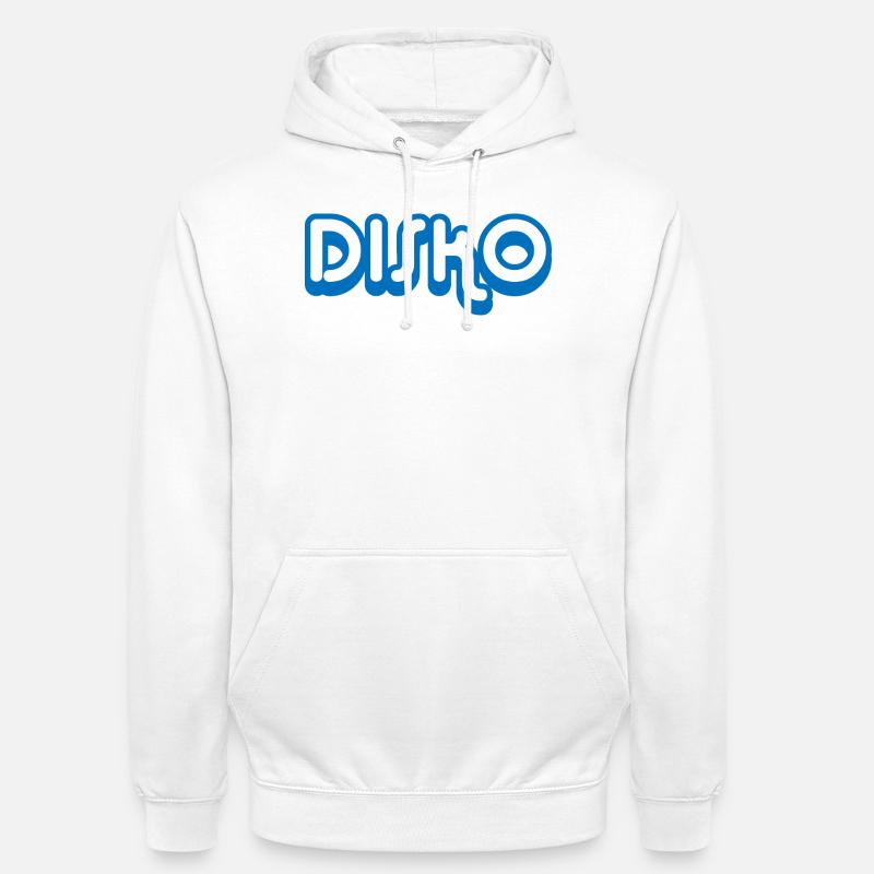 DISKO Nicki - Unisex Hoodie - Weiß