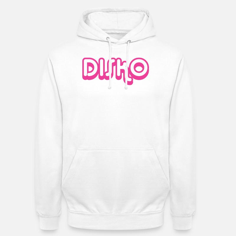 DISKO Nicki - Unisex Hoodie - Weiß