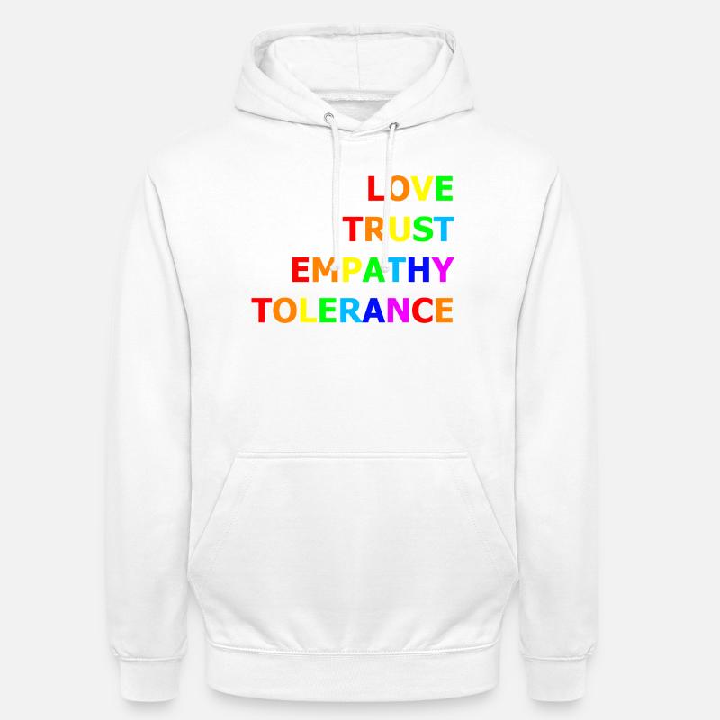 Values_1 - Unisex Hoodie - Weiß