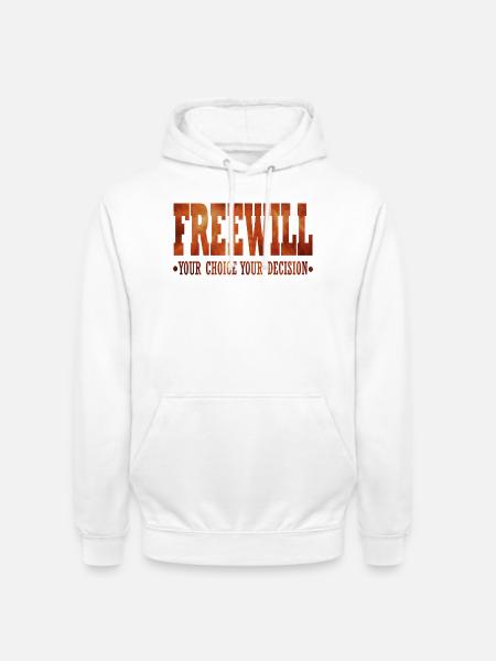 FreeWill - Unisex Hoodie - white