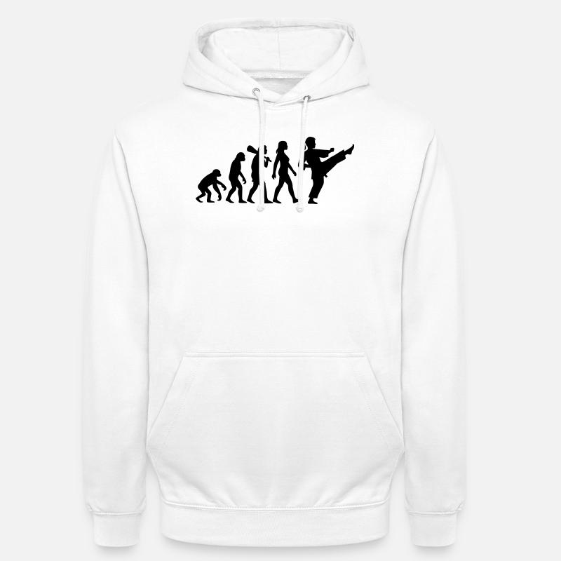 Karate Evolution - Unisex Hoodie - white