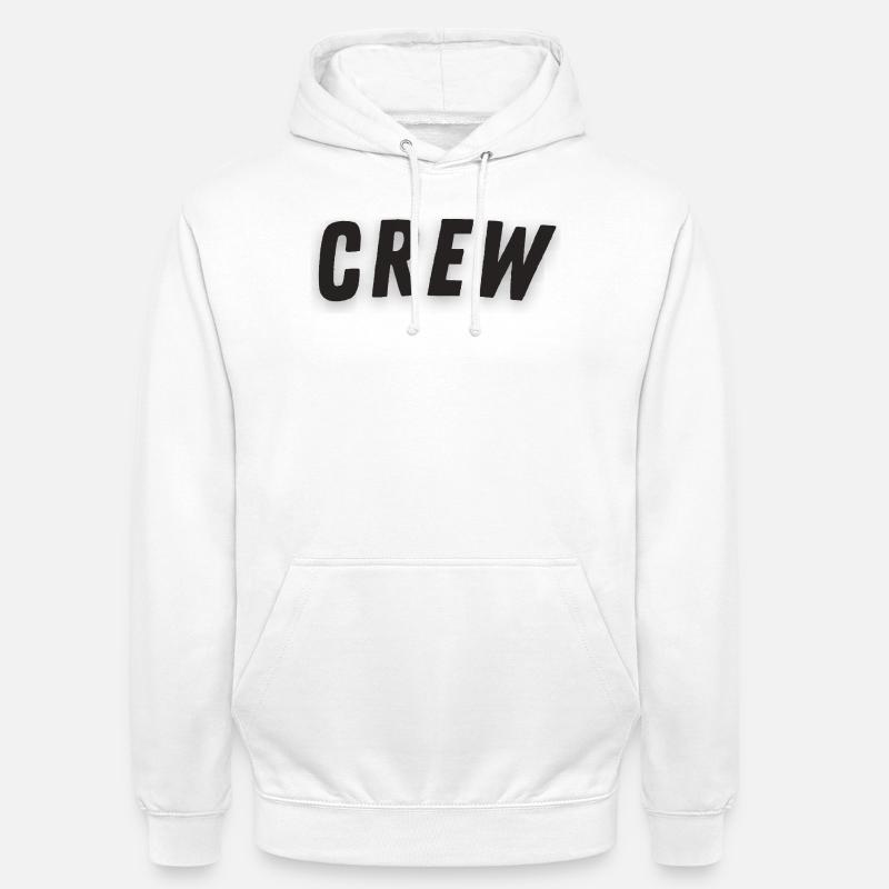 Conception d'équipage d'aventure - Sweat-shirt à capuche unisexe - blanc