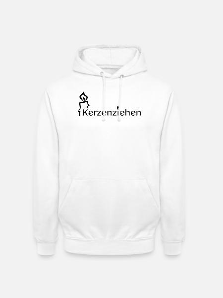 Kerzenziehen - Unisex Hoodie - Weiß