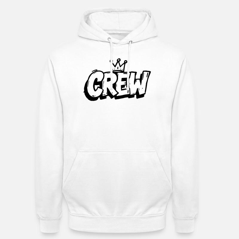 Graffiti de l’équipe - Sweat-shirt à capuche unisexe - blanc