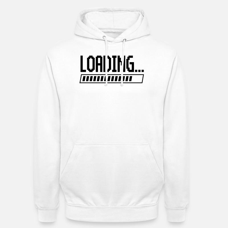 Loading - Unisex Hoodie - white
