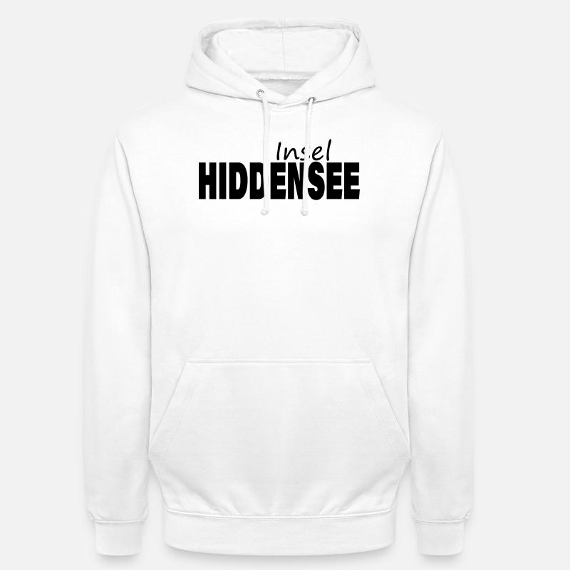 HIDDENSEE - Unisex Hoodie - Weiß