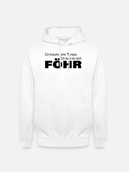 Therapie FÖHR - Unisex Hoodie - Weiß
