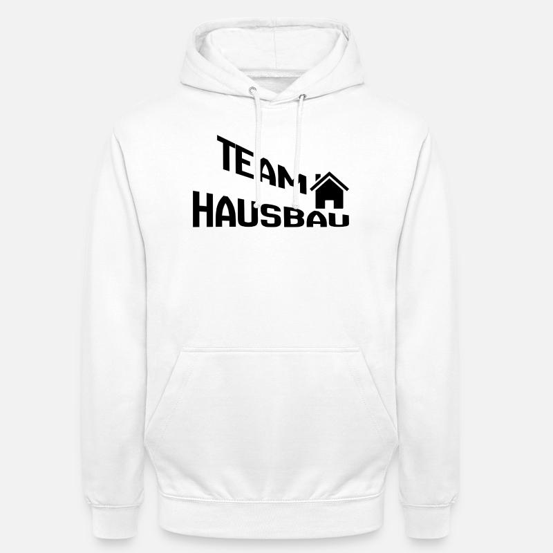 Construction de maisons d’équipe - Sweat-shirt à capuche unisexe - blanc