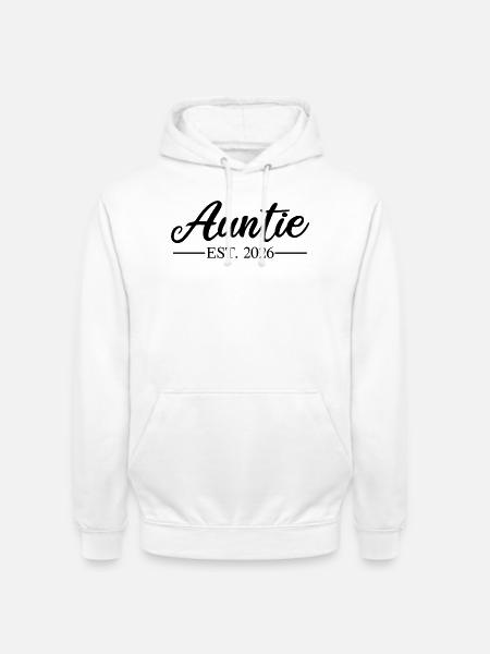 AUNTIE est 2026 - Unisex Hoodie - Weiß