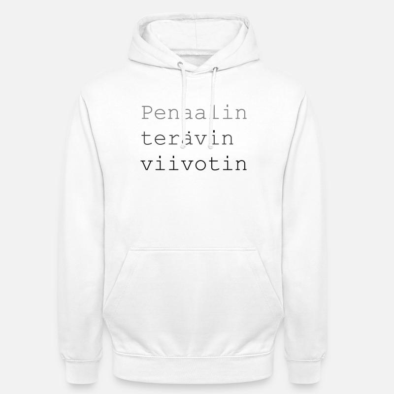 Sharpest - Sweat-shirt à capuche unisexe - blanc