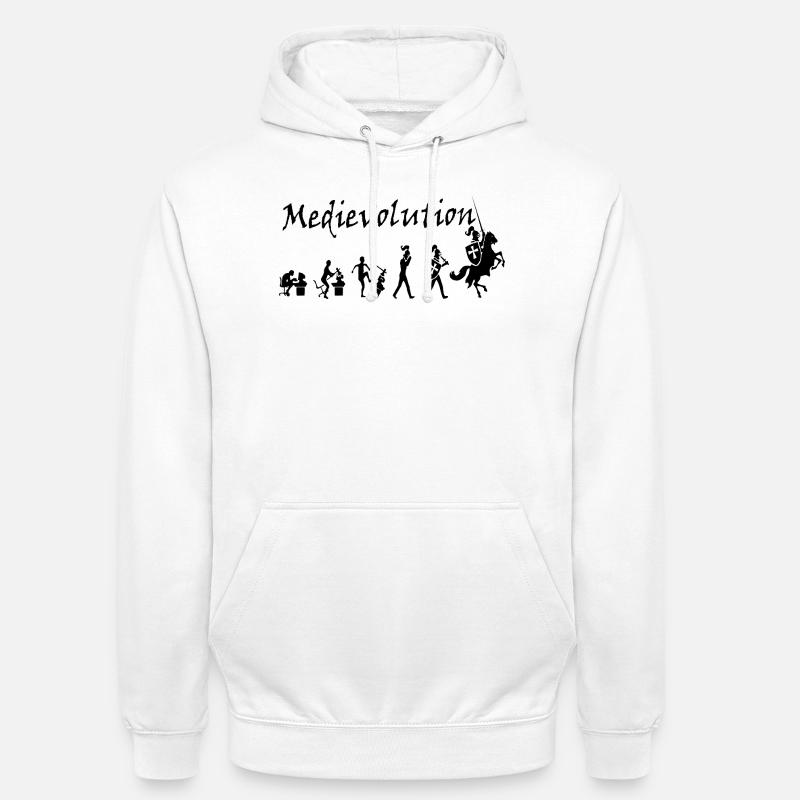 Medievolution – Medieval Evolution - Unisex Hoodie - white