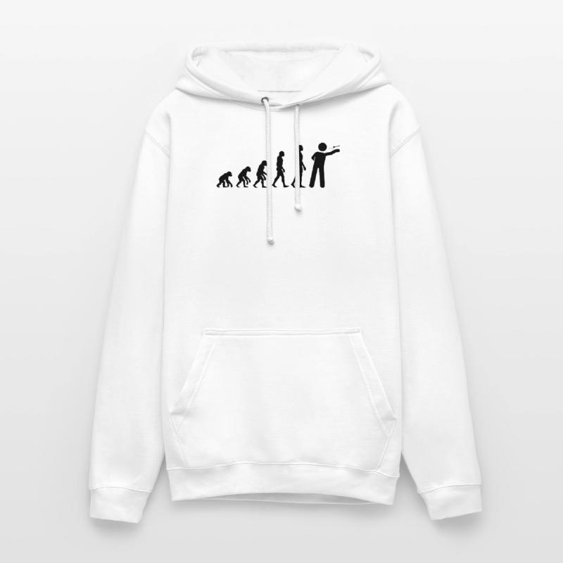 Évolution des fléchettes, forme finale, cent quatre-vingts Sweat-shirt à capuche unisexe