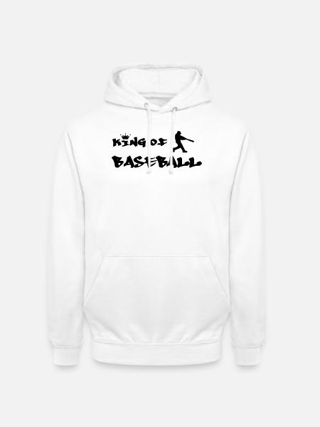 The King of Baseball - Unisex Hoodie - white