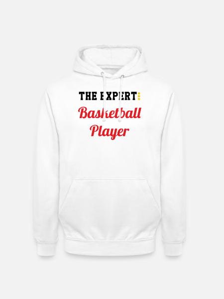 L'Expert du Basket - Sweat-shirt à capuche unisexe - blanc