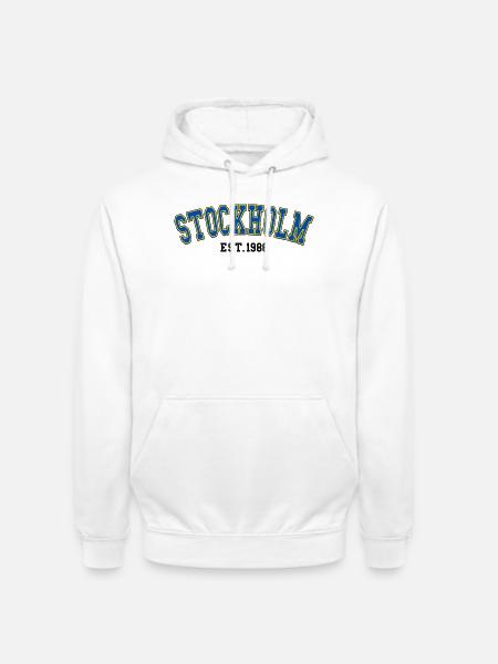Stockholm, gegründet 1986 - Unisex Hoodie - Weiß