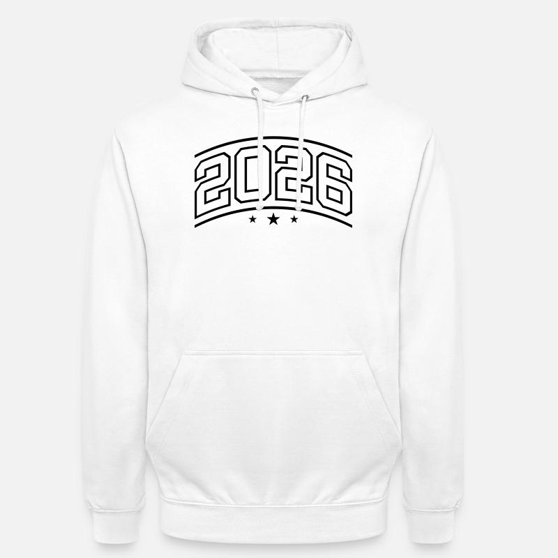 Élément 2026 - Sweat-shirt à capuche unisexe - blanc