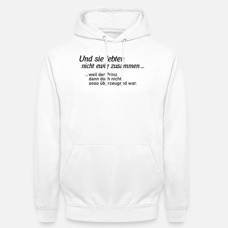 Scheidungsparty Prinzessin - Unisex Hoodie - Weiß