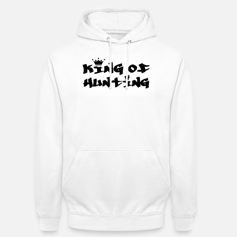 Le roi des chasseurs - chasse - Sweat-shirt à capuche unisexe - blanc