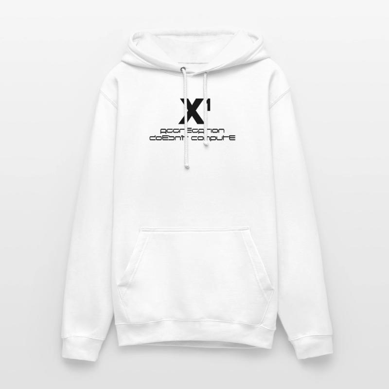 X hoch eins – aggregation doesn't compute Unisex Hoodie