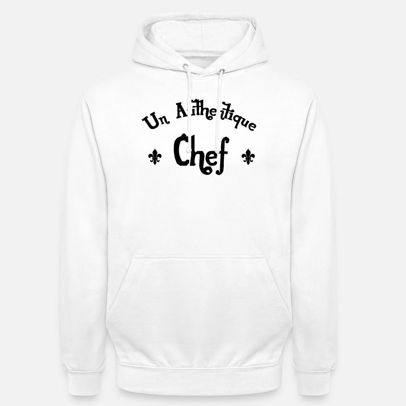 Authentique Chef - Sweat-shirt à capuche unisexe - blanc