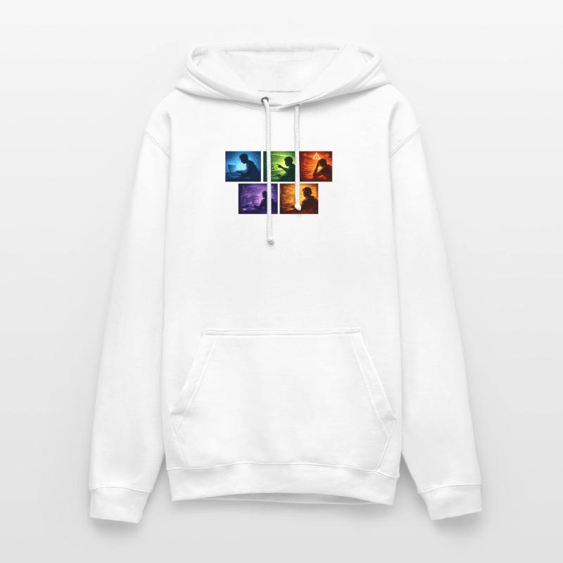 Multi-Screen Code Shadow Unisex Hoodie