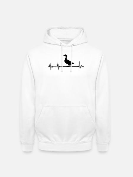 Duck - Ducks - Duck Breeder - Love - Unisex Hoodie - white
