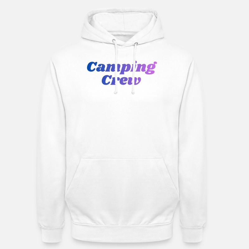 Équipe de camping - Sweat-shirt à capuche unisexe - blanc