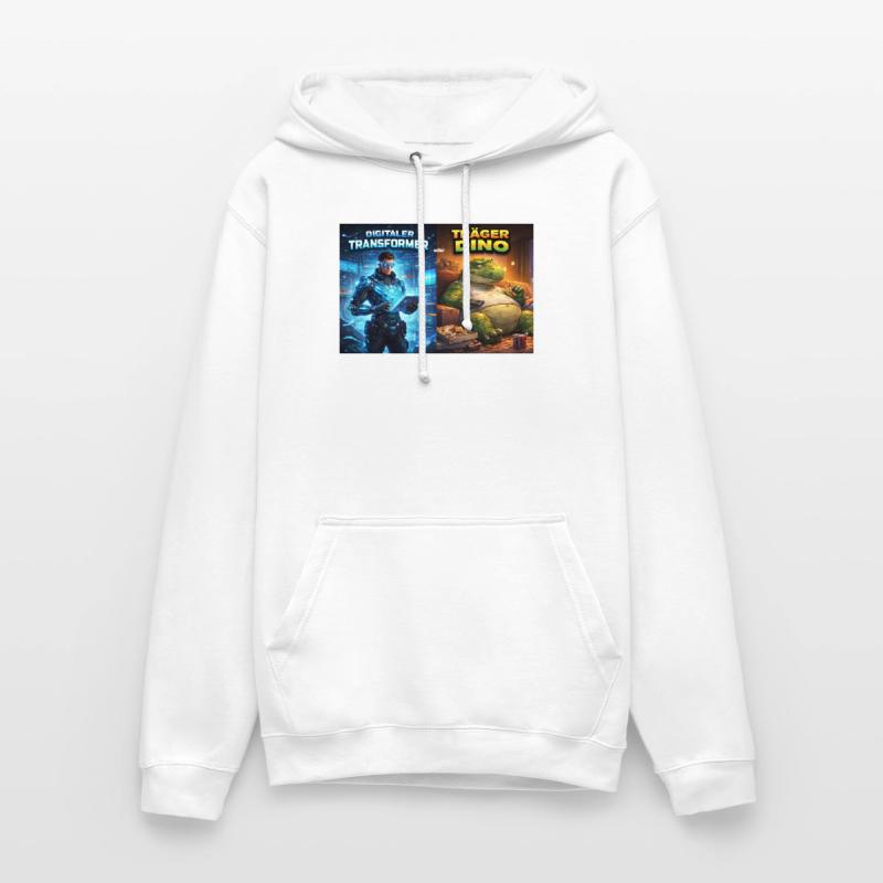Digitaler Tech-Kämpfer oder träger Dino Unisex Hoodie