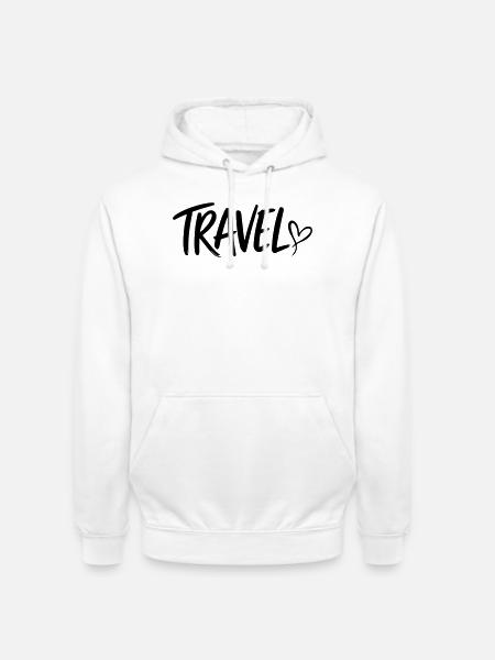Voyager - Sweat-shirt à capuche unisexe - blanc