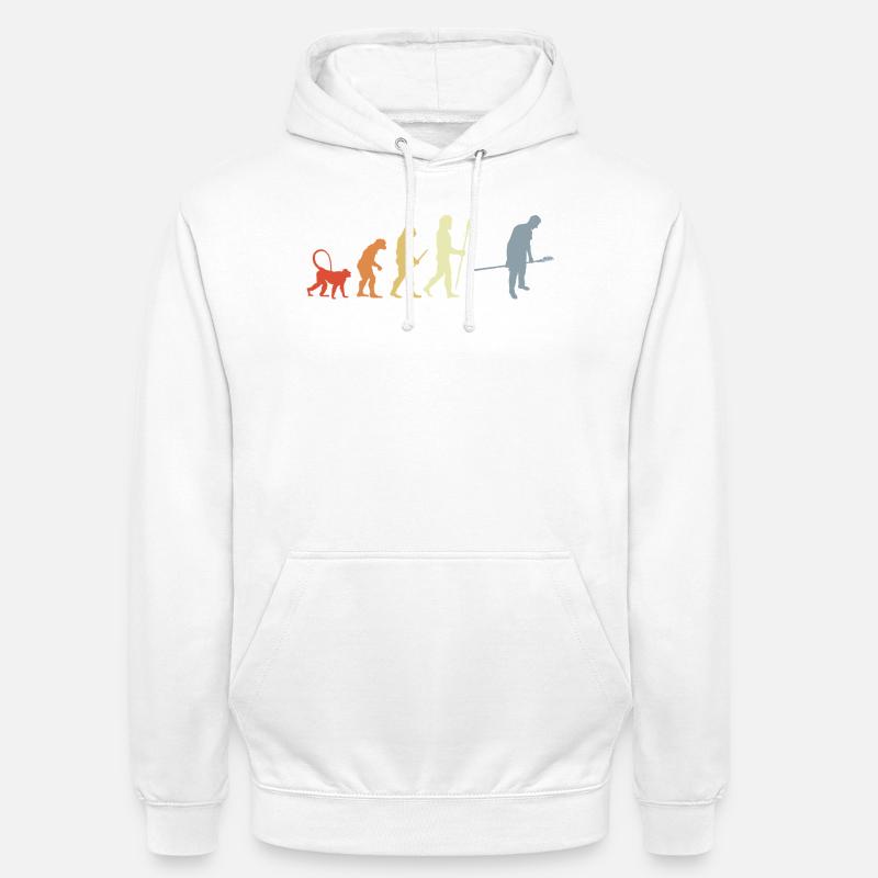 Baker Evolution Retro Look - Unisex Hoodie - white