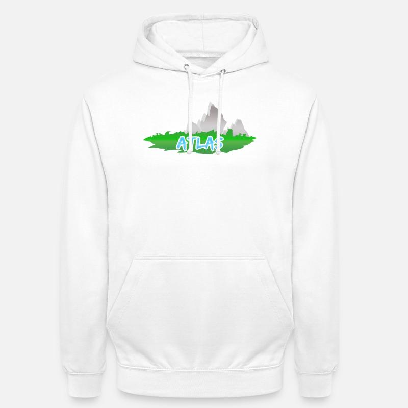 Conception - Sweat-shirt à capuche unisexe - blanc