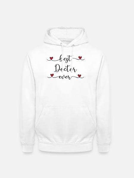 bester Arzt der Welt - Unisex Hoodie - Weiß