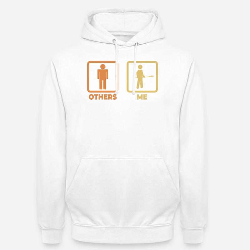 Baker stick figures - Unisex Hoodie - white