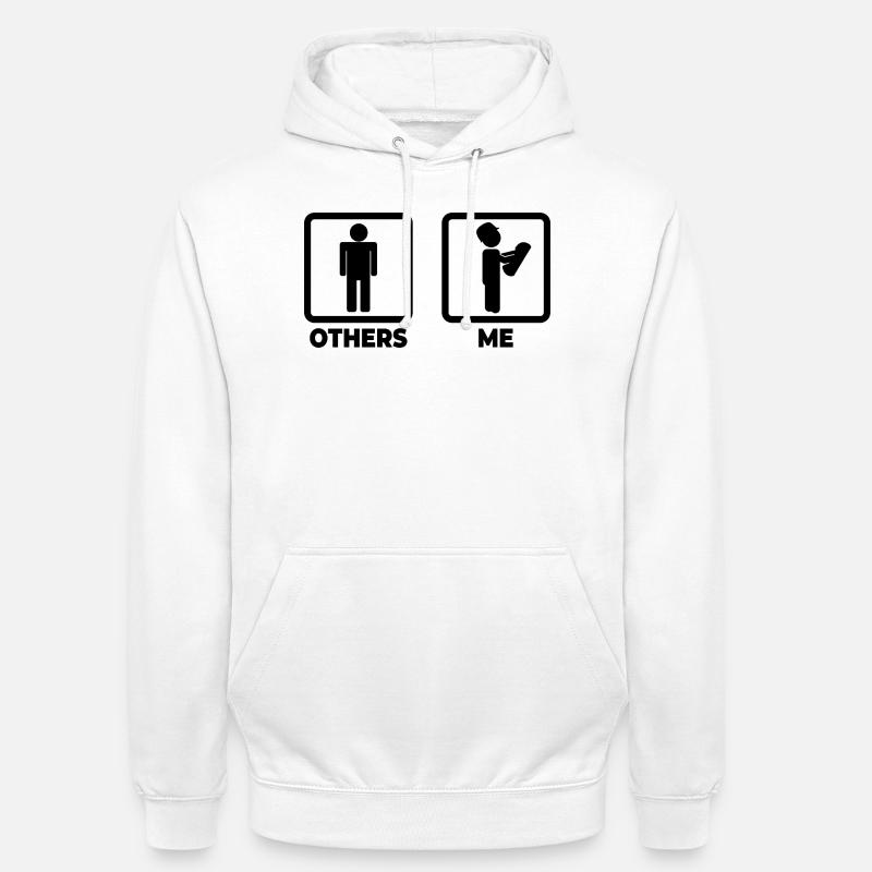 Bunottes d’architectes - Sweat-shirt à capuche unisexe - blanc
