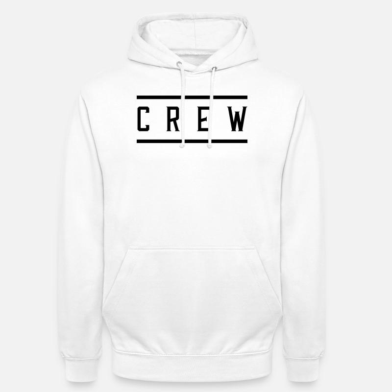 crew - Unisex Hoodie - white