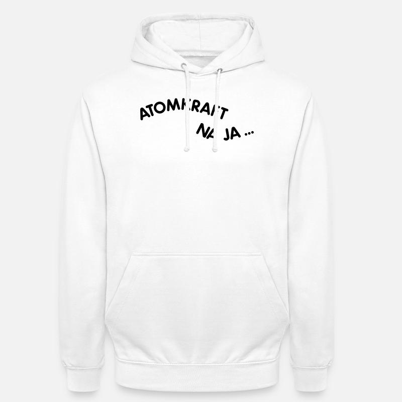 Atomkraft - Unisex Hoodie - Weiß