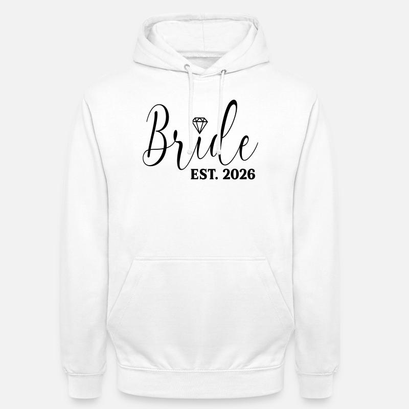 Bride Wedding 2026 - Unisex Hoodie - white