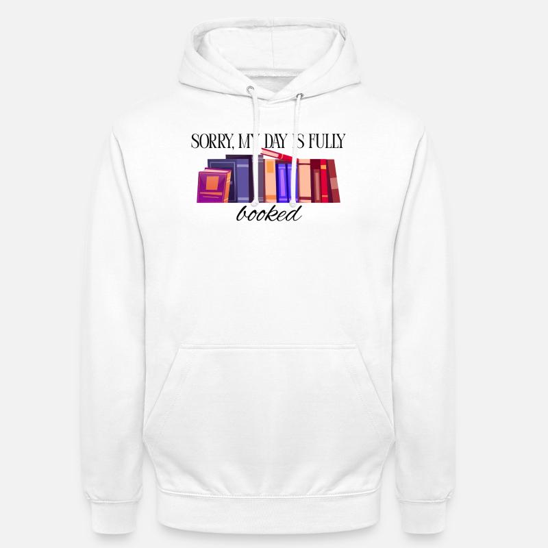 Mon week-end est complet - Sweat-shirt à capuche unisexe - blanc