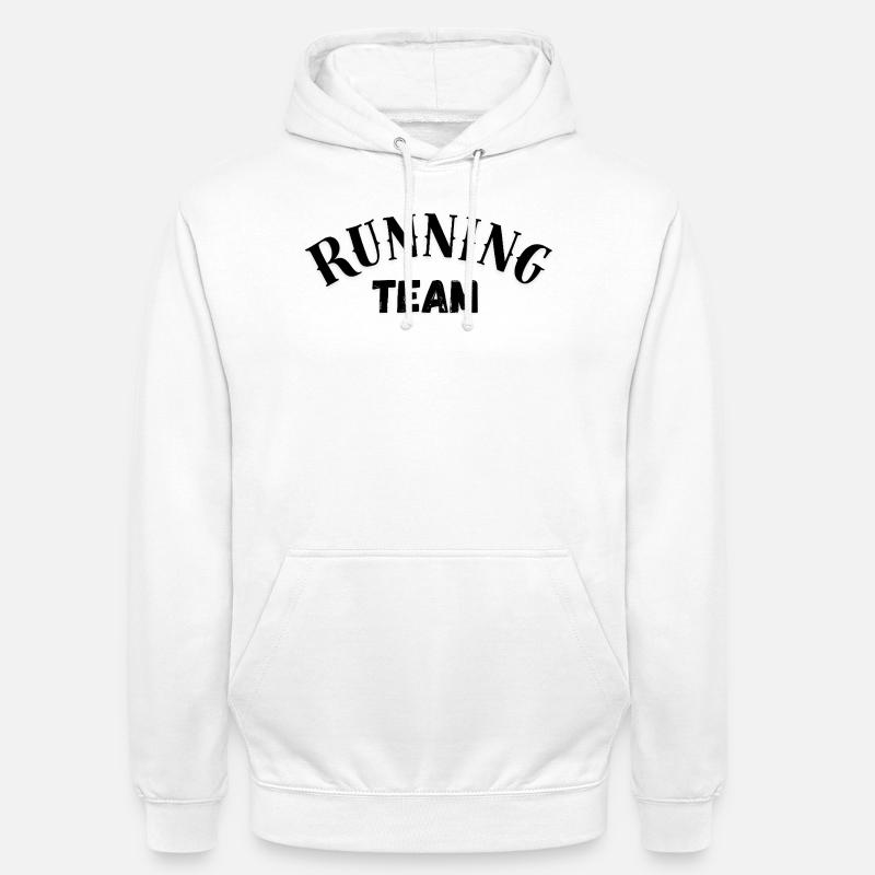 Équipe de course - Sweat-shirt à capuche unisexe - blanc